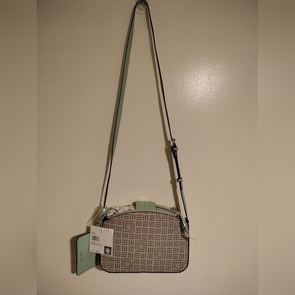 Anne Klein Logo Triple Compartment Crossbody with Card Case - Picture 3 of 15